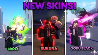 ALL The NEW SKINS In The NEW UPDATE! [SUKUNA, BROLY...]