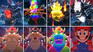 Super Mario 3D World + Bowser's Fury - All Bowser Boss Fights (HD)