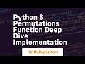 python s permutations function deep dive implementation