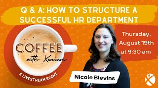 How to Structure a Successful HR Department