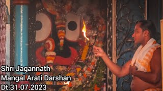 Sinha Dwar opening rituals Patitapaban Mangal Arati Darshan Sri Jagannath Temple, Puri Dt.31/07/2023