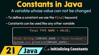 Constants in Java