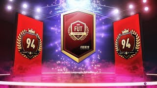 TOP 100 FUT CHAMPIONS REWARDS + MONTHLY PLAYER PICK PACKS!! FIFA 19 Ultimate Team