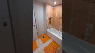 Waterproofing a bathroom with Schluter