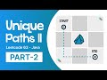 Unique Paths II - Leetcode 63 - Part 2 - Java