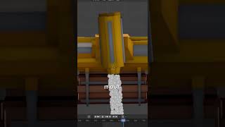 How to make an animated low-poly thruster flame effect in Blender #b3d #blender3d