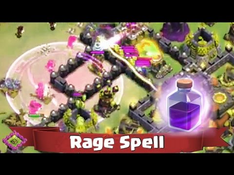 Clash of Clans - Controlling Your RAGE Spell! Clash of Clans - Controlling Your RAGE Spell!