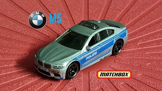 Matchbox BMW M5 Polizei Police Germany Diecast 1/64