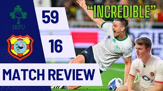 Ireland v Tonga Reaction & Match Review