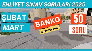 Ehliyet Sınav Soruları 2025 | Şubat, Mart Çıkmış Ehliyet Sorularını Çöz