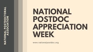2025 National Postdoc Appreciation Week Kickoff Event