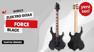 Midex Force Profesyonel Elektro Gitar HH Manyetik Üst Segment