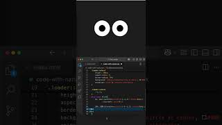 CSS Eye Loader Animation | Pure CSS Blinking Eye Effect Tutorial
