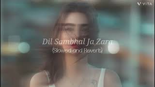 Dil Sambhal Ja Zara Slowed and Reverb | Love Lofi Music | Aesthetic Vibe | Emotion and Love