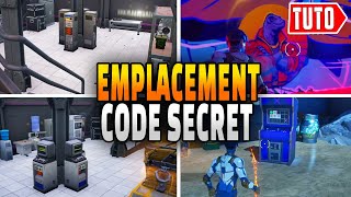 LES 4 EMPLACEMENTS QUETE CODE SECRET CHIFFRÉ SUR FORTNITE - Code Secret Chiffré Emplacement