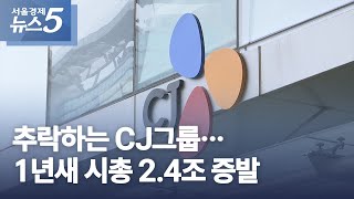 추락하는 CJ그룹…1년새 시총 2.4조 증발