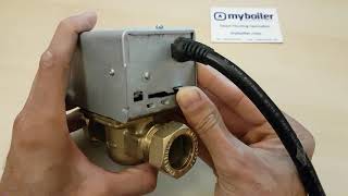 How to manually open a 2 Port Honeywell or equivalent zone valve