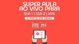 IFPE | SSA1 | SSA2 - Super Aula de Português com Vitor Hugo