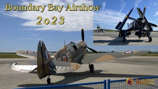 Boundary Bay Airshow 2023 | P-40 Kittyhawk and F4U Corsair | 4K