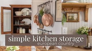 Cozy Cottage Kitchen Storage Ideas: Maximize Space & Style
