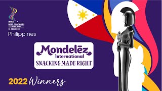 MONDELĒZ PHILIPPINES - 2022 Philippines HR ASIA Best Companies to Work for in Asia