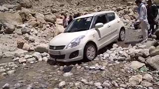 Kaza, Lahaul \u0026 Spiti to Keylong offroad driving | Maruti Suzuki Swift 8744. | June-2018