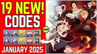 ⚠️JANUARY✨CODES⚠️BLACK CLOVER M REDEEM CODES 2025 JANUARY|BLACK CLOVER M CODES|BLACK CLOVER M CODE