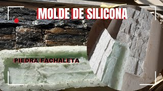 🐲🪶TUTORIAL(COMO hacer MOLDE de SILICONA casero)RAPIDO y fácil para PIEDRA FACHALETA....🦅🪽🐦‍🔥