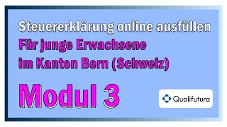 Modul 3 - BE-Login SwissID - Steuererklärung Kt. Bern
