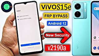 Vivo s15e (v2190a) Frp Bypass | Android 11 how to frp bypass Vivo Y15s frp bypass new security 2025