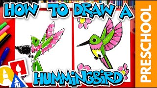 How To Draw A Hummingbird - Preschool