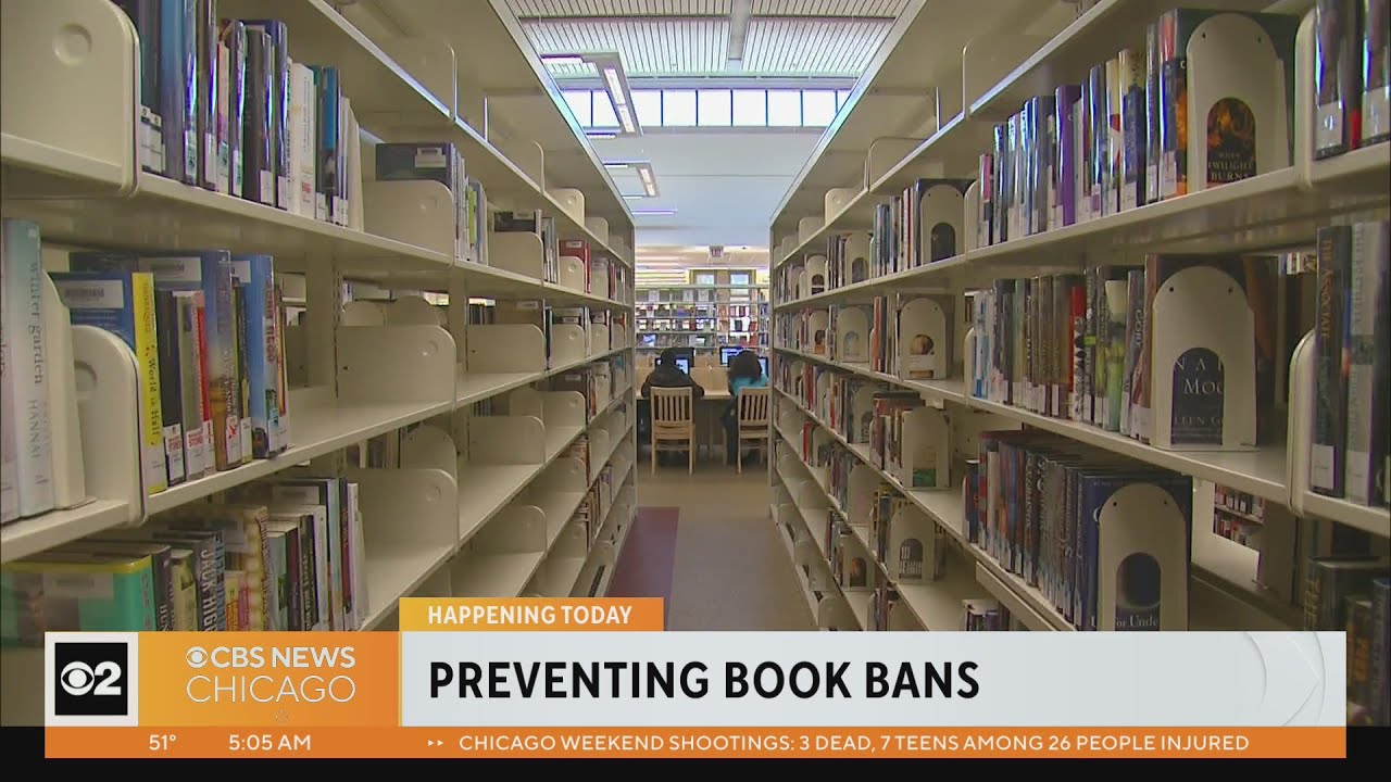 Pritzker To Sign Bill Preventing Book Bans In Illinois - YouTube