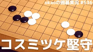 簡明に守れる俗筋、コスミツケの追及緩和術【囲碁実況#536】