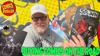 Comic Book Haul on the Road. New Comics Old Comics \u0026 More... Bus Life With Bueller