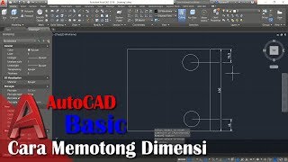 Tips Cara Memotong Dimensi Di AutoCAD Tutorial Bahasa Indonesia