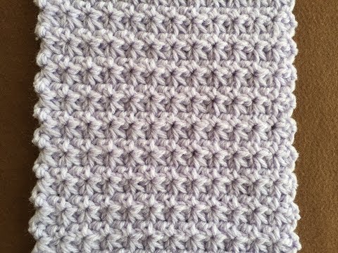 CROCHET TRINITY STITCH TUTORIAL | One Row Repeat - Beginner Level CROCHET TRINITY STITCH TUTORIAL | One Row Repeat - Beginner Level