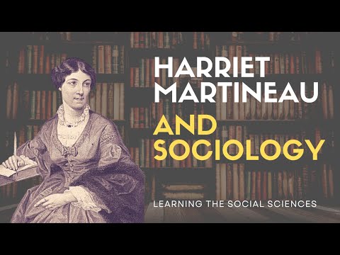 What was probably Harriet Martineau’s most important contribution to the development of sociology as a discipline?