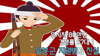 응시자 80만명 경쟁률 57대1 일본군지원병의 진실