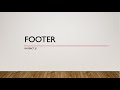 Footer in React js