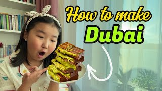 How to make Dubai chocolate 🍫 Бүгдийг өөрийн гараар 💚