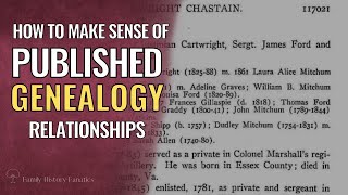 How to Make Sense of This Published Genealogy - Genealogy Q&A