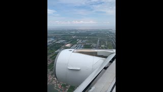 Airbus 320 landing  process 空客320降落过程