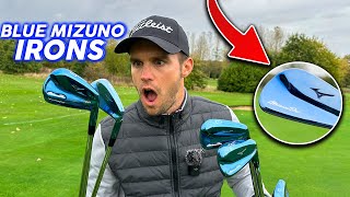 UNBOXING RARE BLUE MIZUNO PRO 221’s | 6 Hole Test IRONS ONLY!