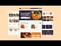 How To Make Website Using HTML CSS & JavaScript | Restaurant Website Design