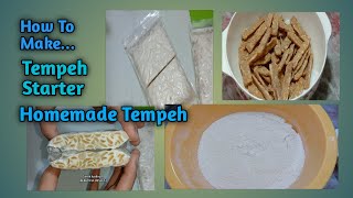 Homemade Tempeh Starter & Soy Beans Tempeh / Cara Membuat Ragi Tempe & Tempe Kacang Soya/ Kedelai