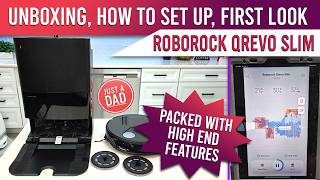 Roborock Qrevo Slim Robot Vacuum & Mop UNBOXING & SET UP   First LOOK!  It Really is AMAZING!