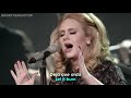 Adele - Set Fire To The Rain // Lyrics + Español // Live