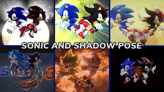 Sonic and Shadow Pose - Compilation