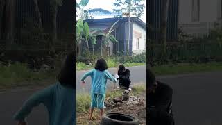 Hari Libur berkebun bersama abi 🤵‍♂️👧👧