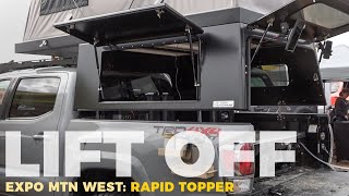 Remove your camper or topper by yourself in 15 mns